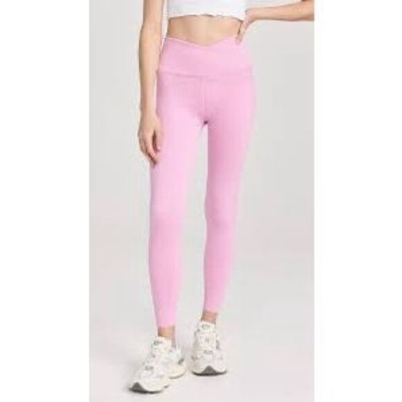 Spiritual Gangster Wrap front seamless stretch legging in candy pink XS - Picture 1 of 10